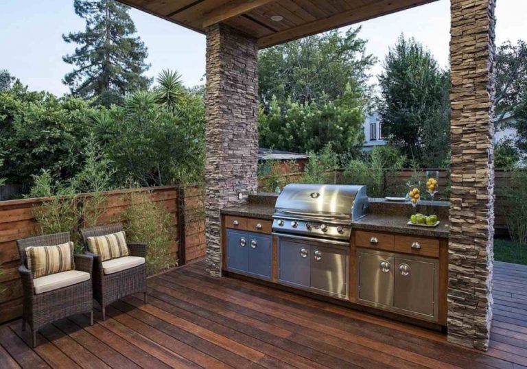 Outdoor Kitchen by amigos interlock services