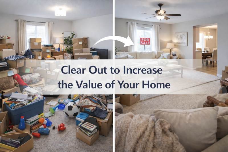 Clear Out to Increase the Value of Your Home
