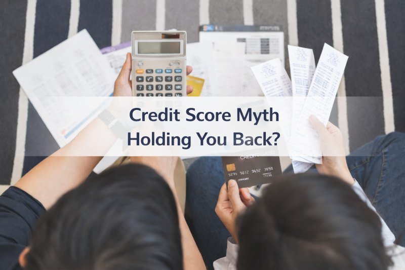 Credit score myth holding