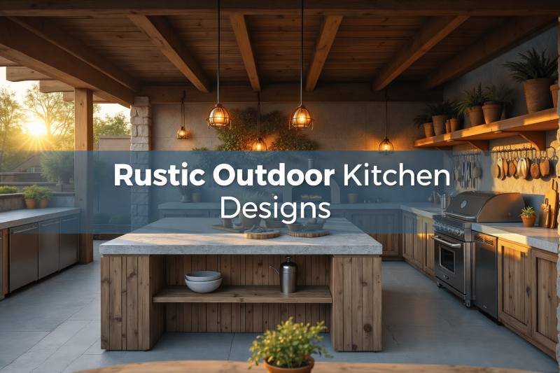 Rustic Outdoor Kitchen Designs