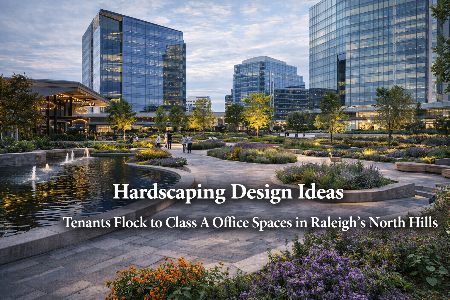 Hardscaping Design Ideas Tenants Flock to Class A Office Spaces in Raleigh's North Hills