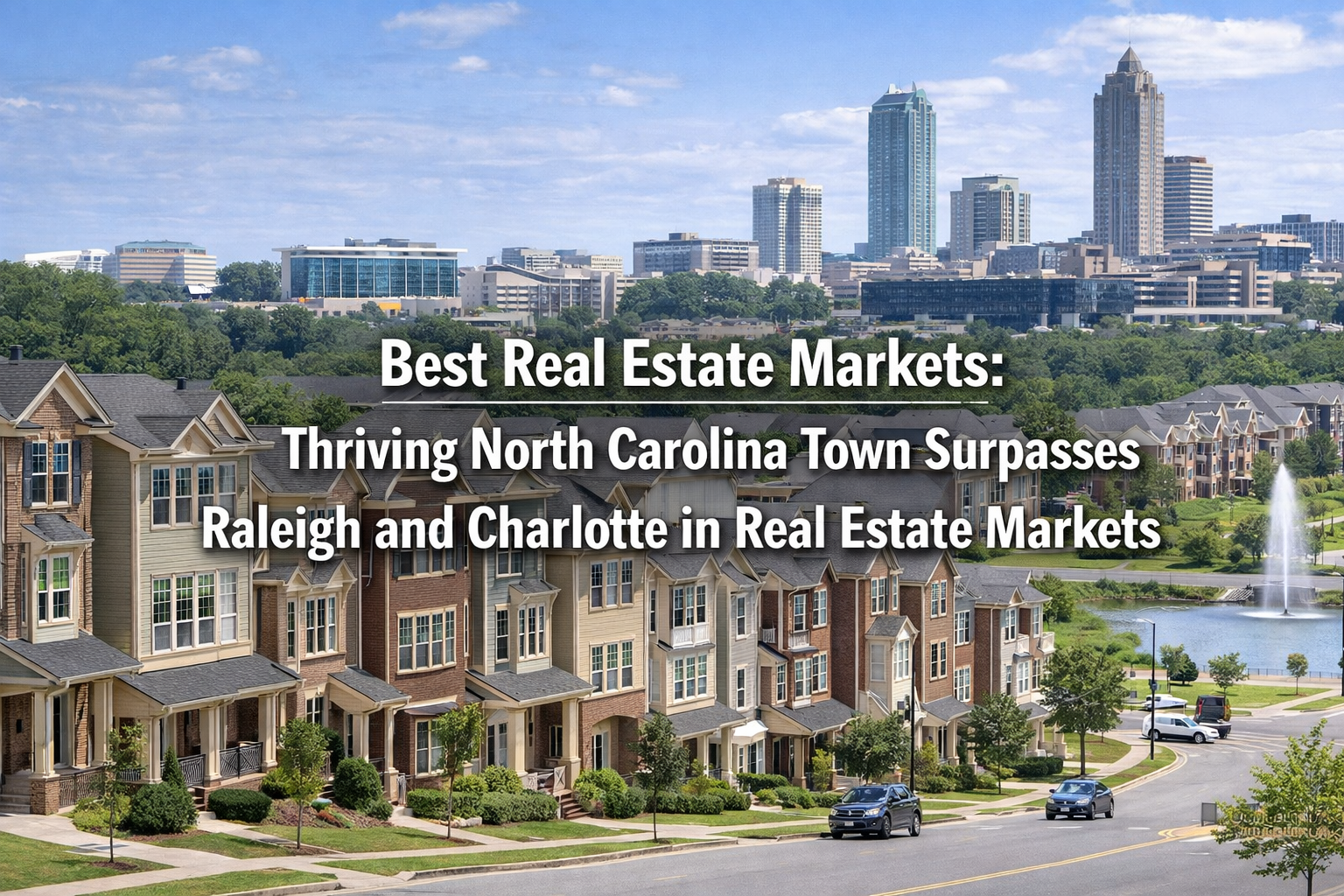 Best Real Estate Markets Thriving North Carolina Town Surpasses Raleigh and Charlotte in Real Estate Markets